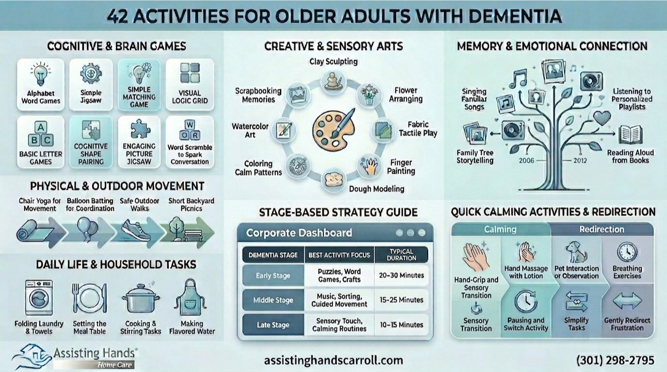42 Activities for Older Adults with Dementia