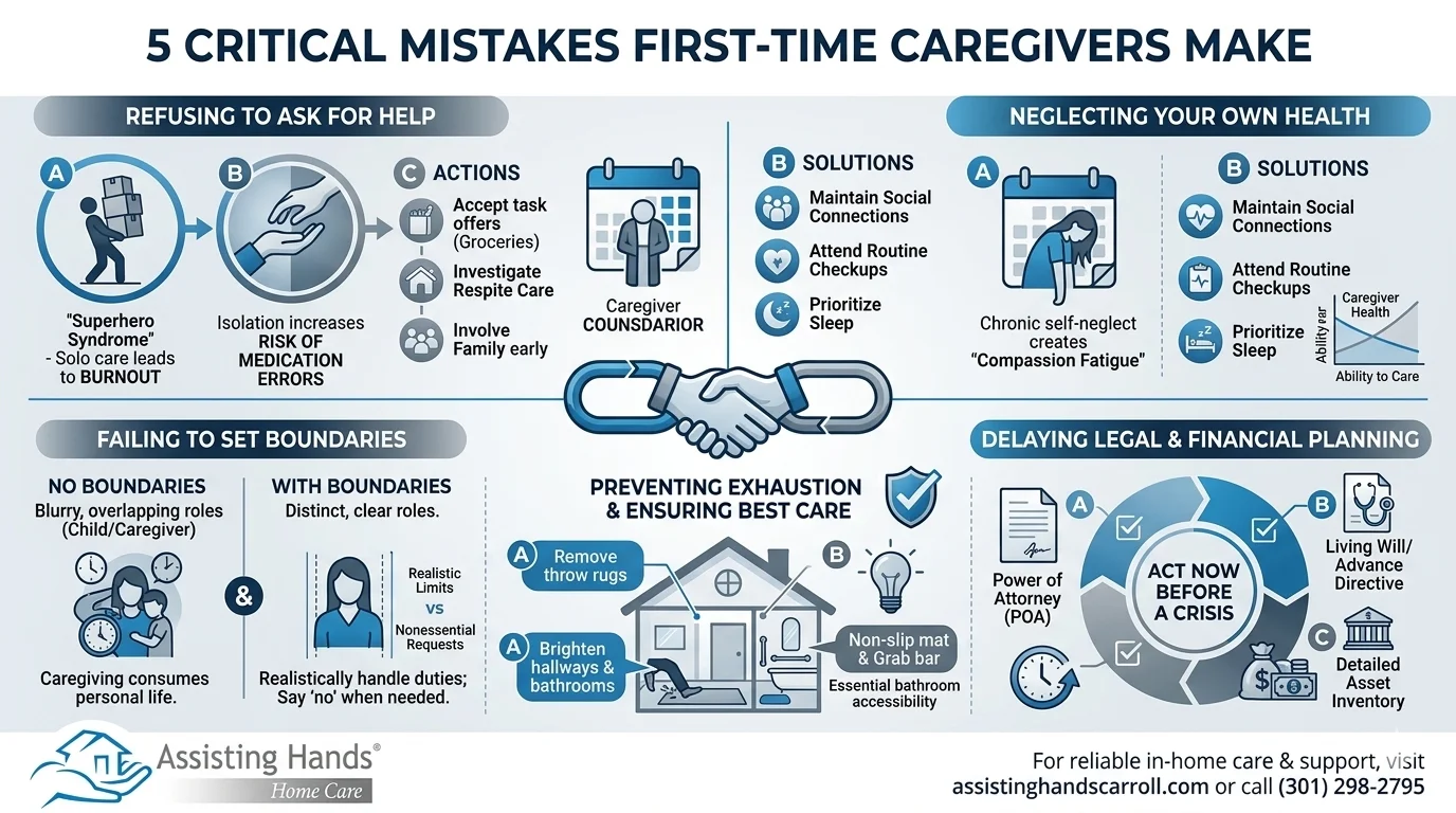 What Mistakes Do First-Time Caregivers Often Make